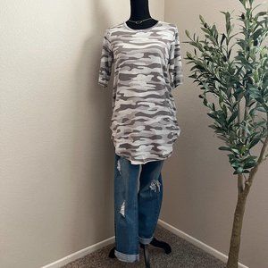 Torrid Camo Super Soft Knit Tee 1/4 length sleeve (Tee only)